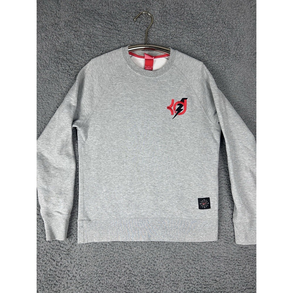 Nike Kevin Durant KD Sweatshirt Mens Medium Grey Crewneck Pullover Basketball